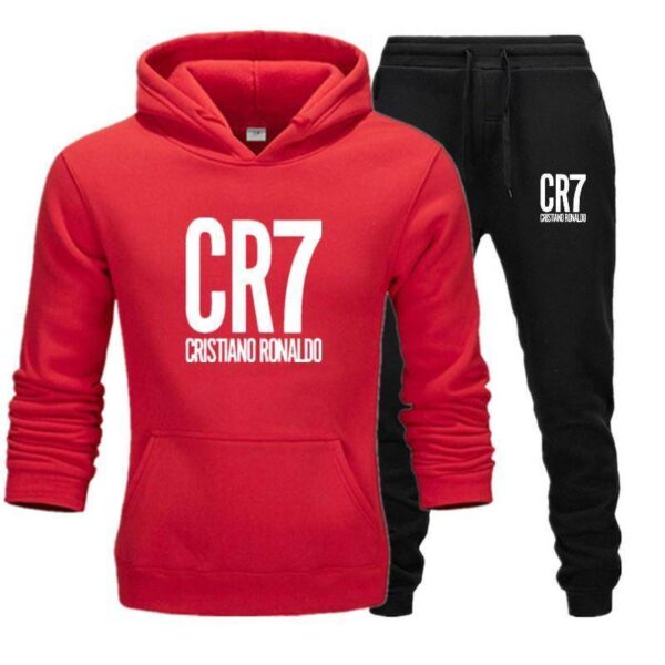 CR7 Hoodies Tracksuit Set Jacket+Pants Sportswear 2 Piece Set of Hoodies  Stirmas