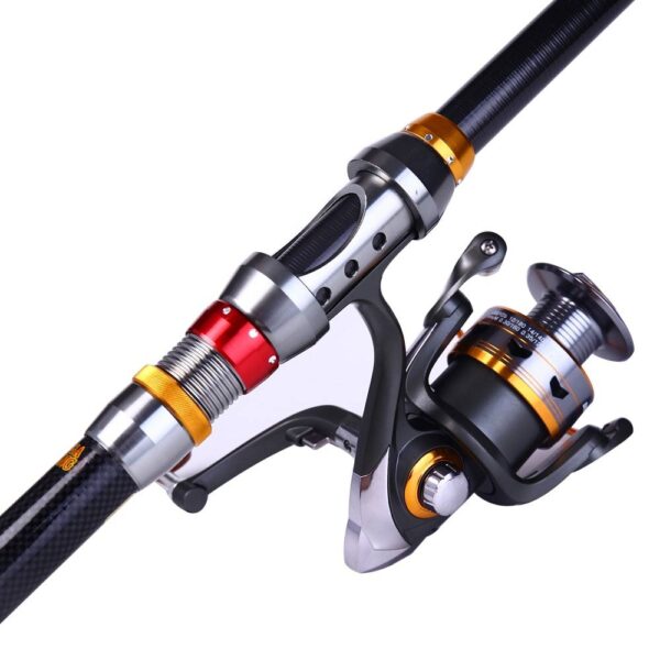Telescopic Fishing Rod and 11BB Fishing Reel Wheel Portable Travel Fishing Rod Spinning Fishing Rod Combo 1.8 – 3.6m  Stirmas