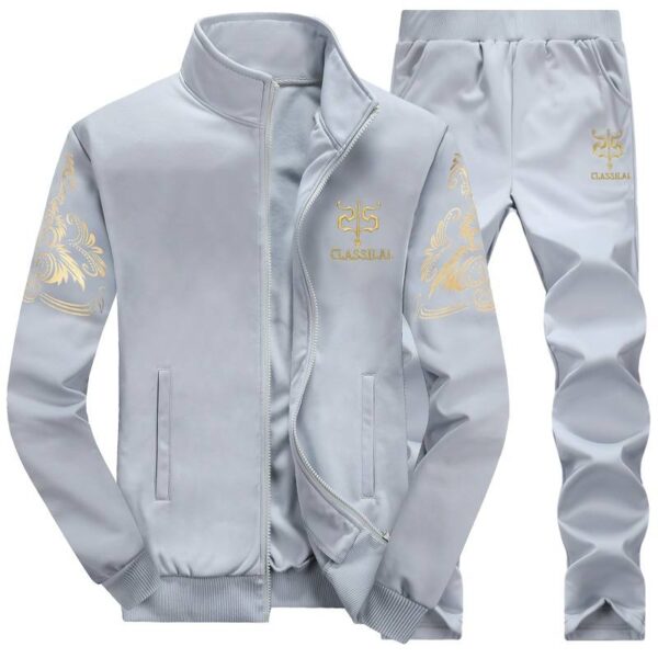 Tracksuit Men’s Sportswear Zipper Clothing 2 Pieces Sets Brand Men Sets Fashion Autumn Spring Sporting Suit Sweatshirt + Sweatpant  Stirmas