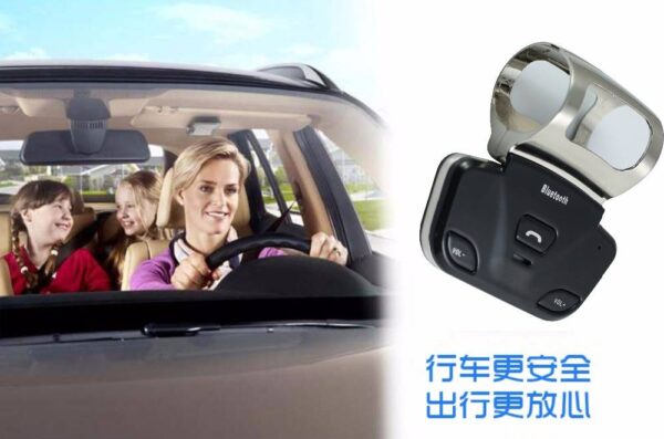 Car Bluetooth Speaker Handsfree Car Auto Steering Wheel Bluetooth Wireless Kit  Stirmas