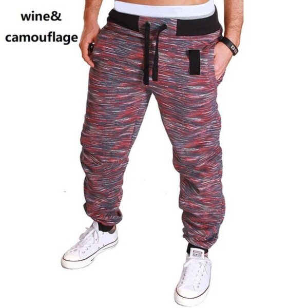 Men Camouflage Joggers Casual Loose Hip Hop Trousers Drawstring Sweatpants Male Large Size Pants  Stirmas