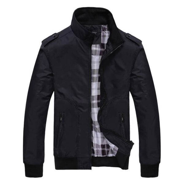 Quality Men’s Bomber Jackets Solid Coats Casual Stand Collar Jacket Overcoat Male Clothing  Stirmas