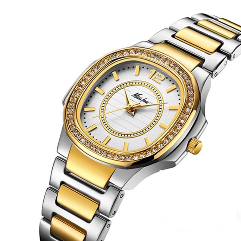 Luxury Miss Fox Watch Diamond Quartz Gold Wrist Watch Fashion Designer ...