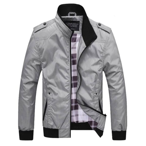 Quality Men’s Bomber Jackets Solid Coats Male Casual Stand Collar Jacket Coat Outerdoor Overcoat Male Clothing M-XXXXL  Stirmas