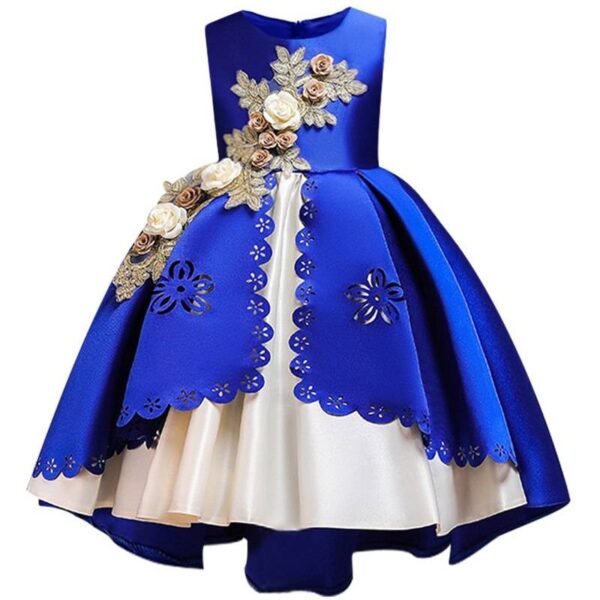 Toddler Princess Kids Dress For Girls Party Clothes Color: Blue Color: Blue Kid Size: 4 Stirmas