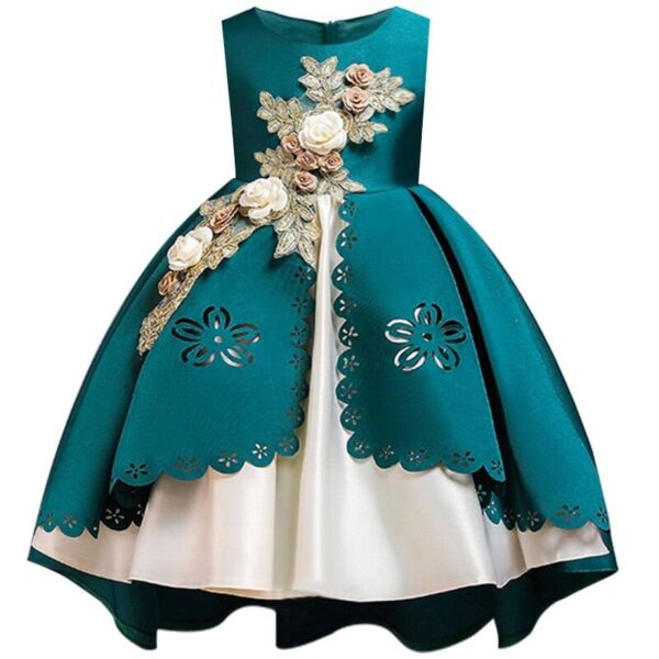 Toddler Princess Kids Dress For Girls Party Clothes Color: Green Color: Green Kid Size: 5 Stirmas